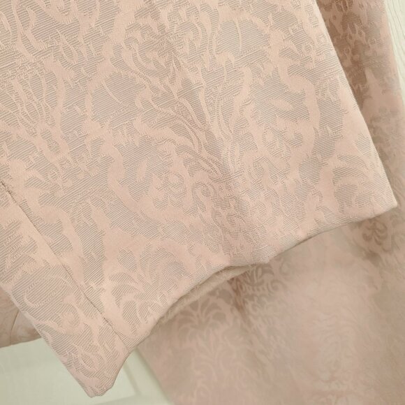 Talbots Damask Print Straight Leg Textured Patterned Dress Pants 8 Peach - Picture 16 of 16